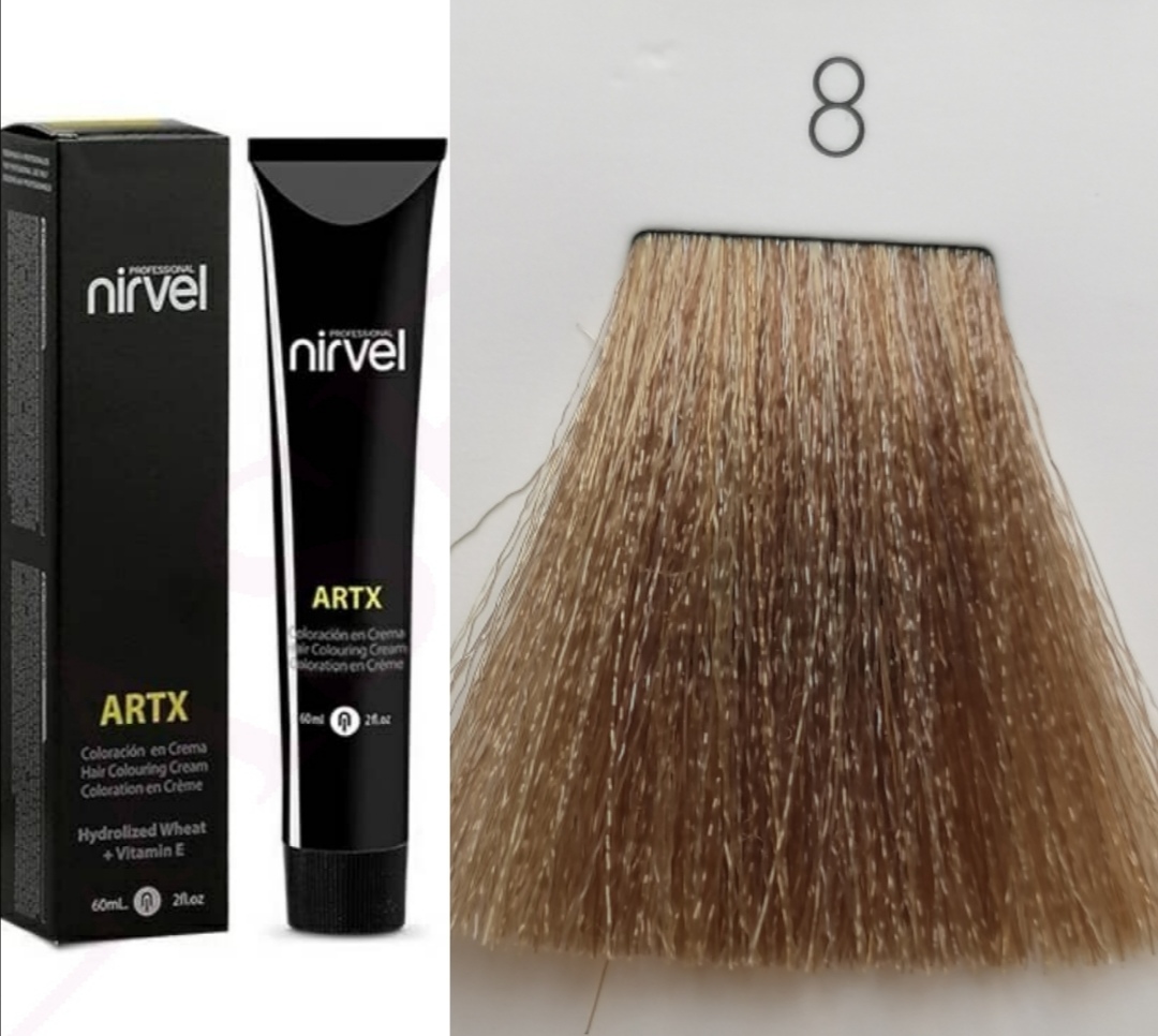NIRVEL ARTX Farbiaci krém  na vlasy 8 svetlá blond 100ml
