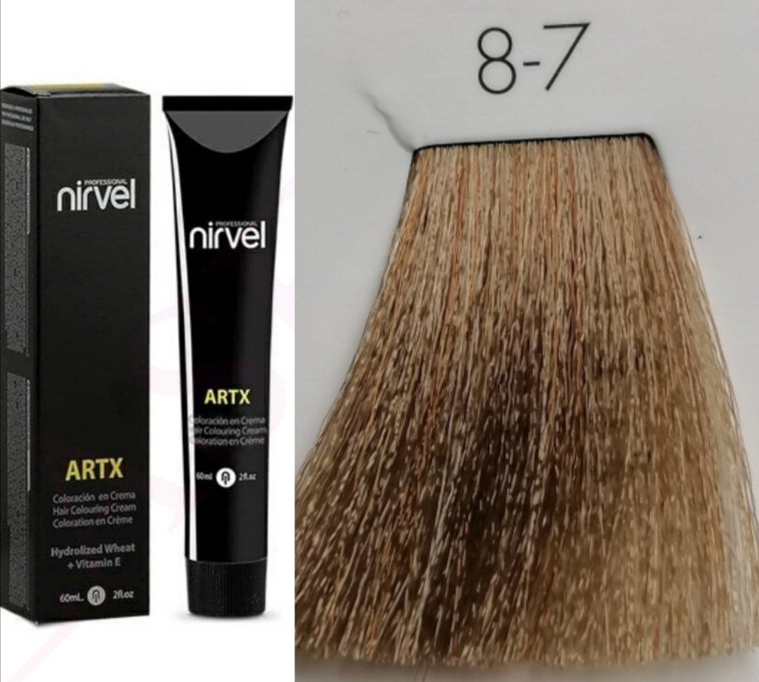 NIRVEL ARTX Farbiaci krém  na vlasy 8.7 piesková svetlá blond  (100ml)