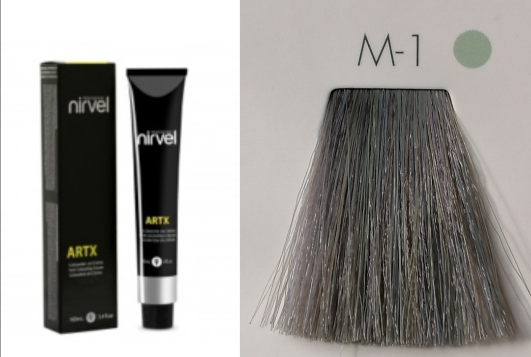 NIRVEL Artx Farbiaci krém na vlasy M. 1 šedá neutralizátor (100ml)