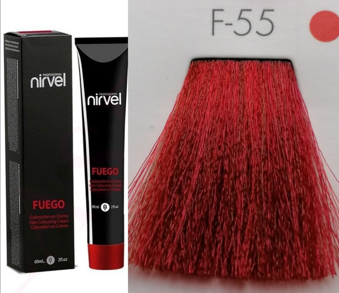 NIRVEL ARTX FUEGO  Farbiaci krém na vlasy F.55 RED (100ml)