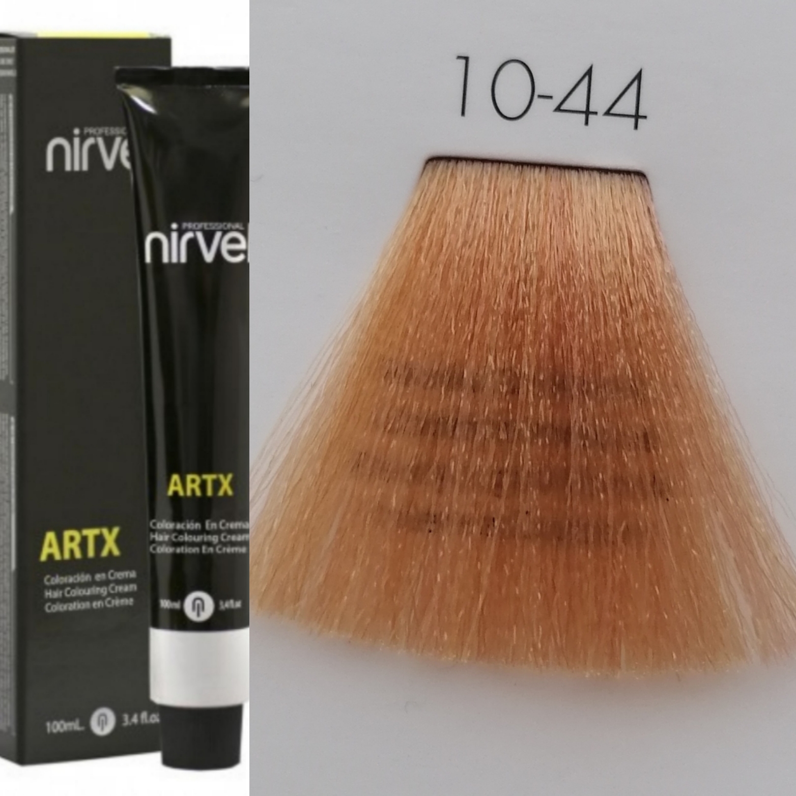 NIRVEL ARTX Farbiaci krém  na vlasy  10.44 svetlá medená blond (60ml) 