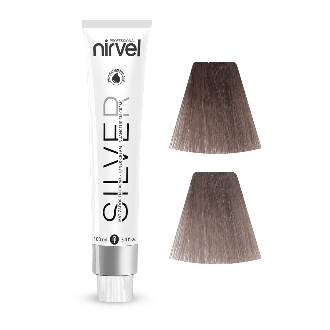 Nirvel SILVER 5-17 medium  popolavá hnedá toner pre šediny