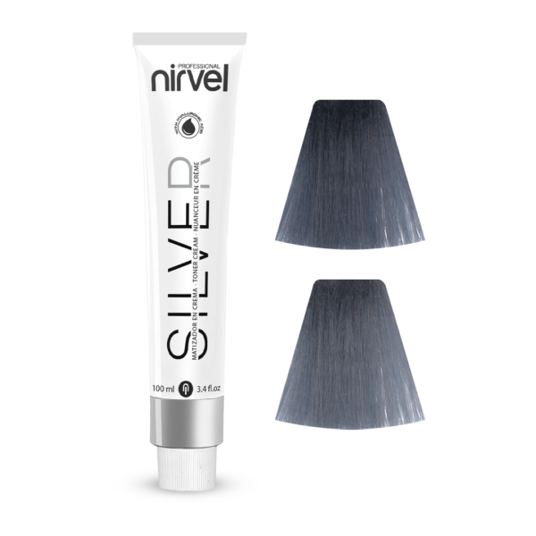 Nirvel SILVER 8-16 medium platinum pre takmer biele, šedivé  vlasy