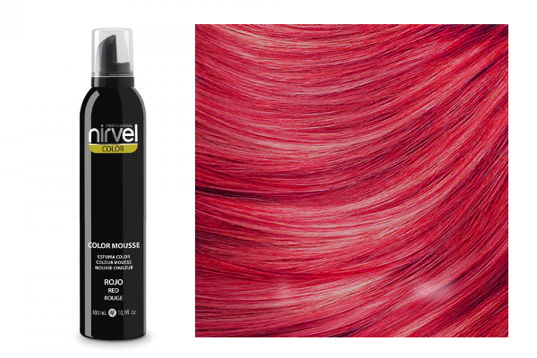 NIRVEL Color mousse – pena RED (červená)