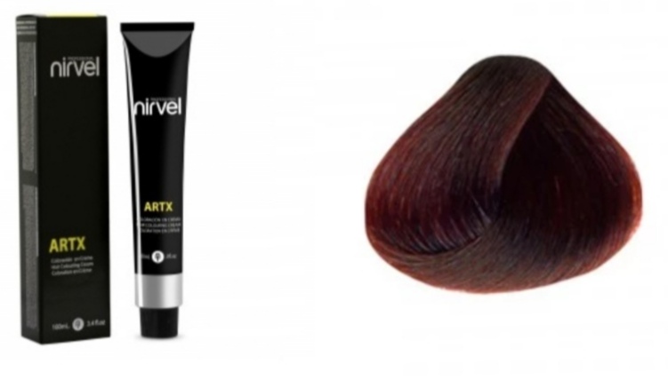 NIRVEL ARTX Farbiaci krém na vlasy 5.5 tmavý mahagón (60ml)