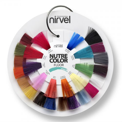 Nirvel Professional vzorkovník farebných masiek nutre color 
