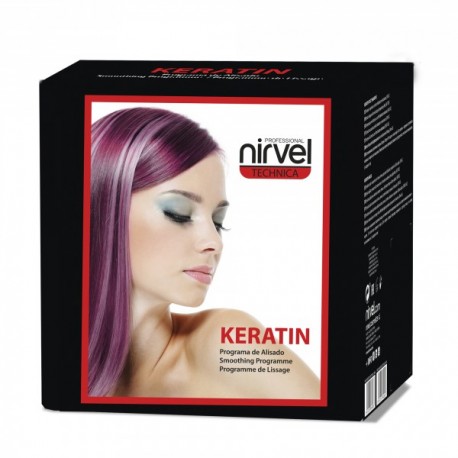 NIRVEL KERATIN SOFT sada 6 produktov pre narovnanie vlasov