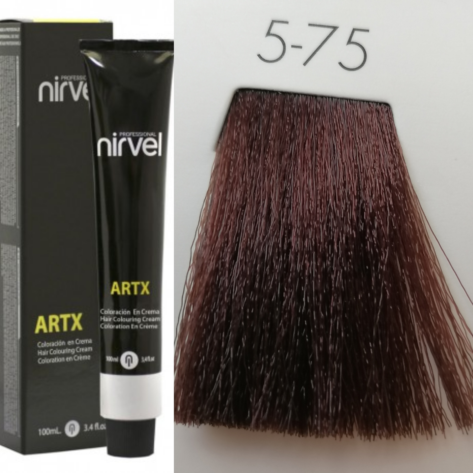 NIRVEL ARTX Farbiaci krém  na vlasy 5.75 čokoládová hnedá (100ml)