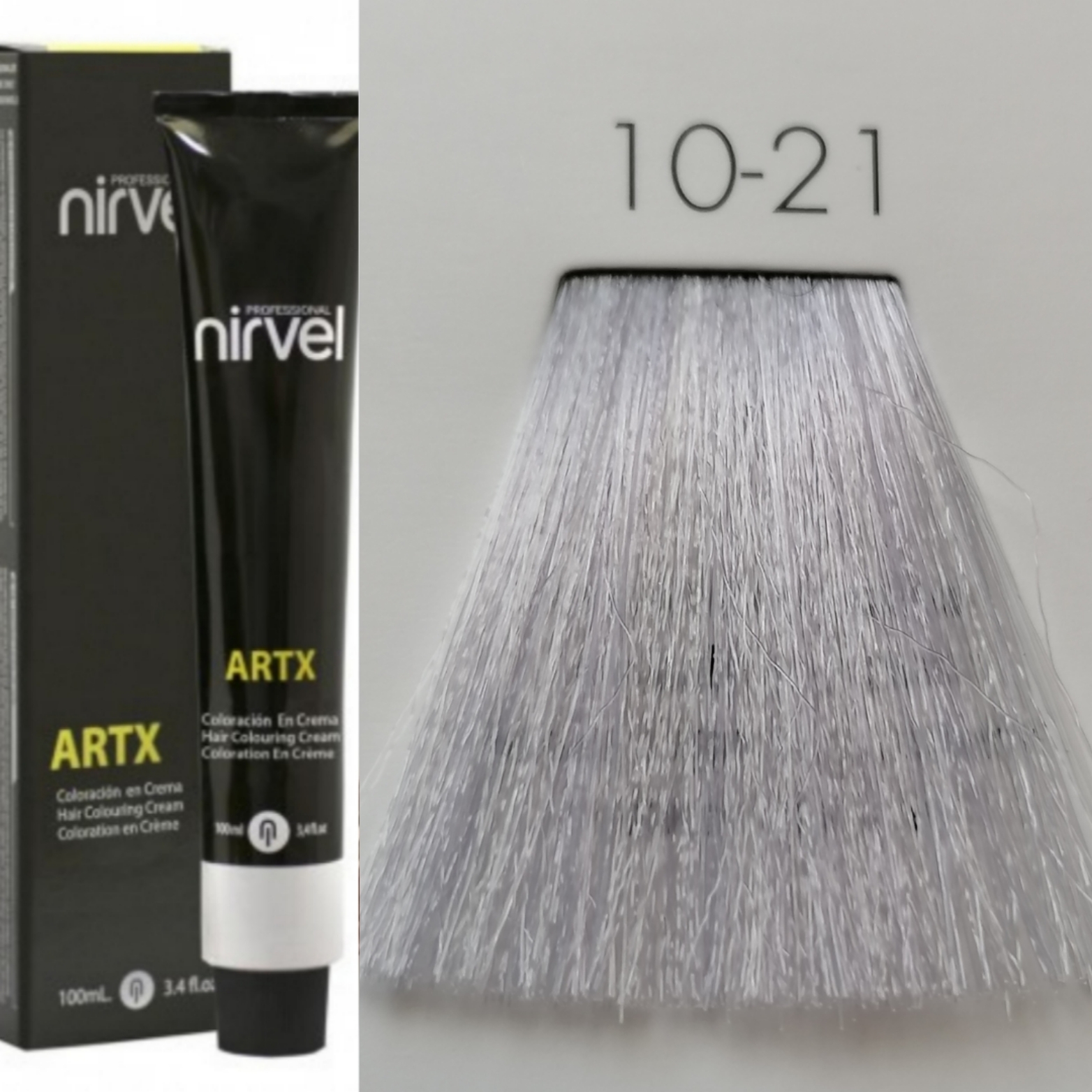 NIRVEL ARTX Farbiaci krém  na vlasy 10.21 svetlá blond perlovo popolavá (100ml)