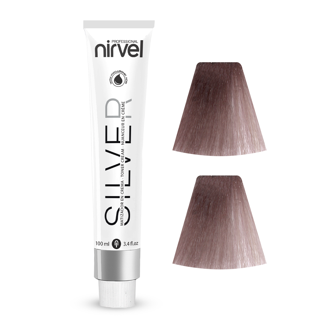 Nirvel SILVER 7-17 svetlá popolavá hnedá toner pre šediny