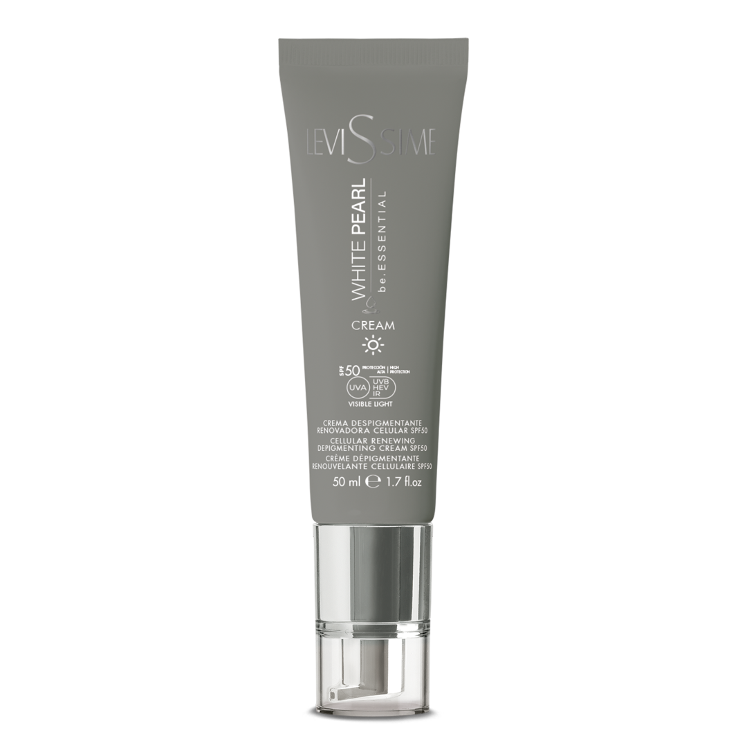 LeviSsime  WHITE PEARL denný krém SPF50 proti pigmentovým škvrnám 