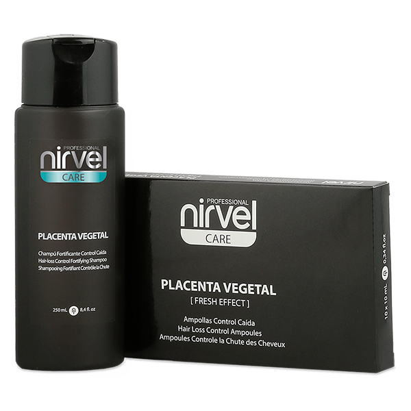 NIRVEL sada PLACENTA VEGETAL (proti vypadávaniu 2)