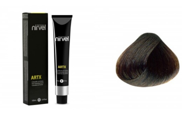 NIRVEL ARTX Farbiaci krém na vlasy 4 hnedá medium