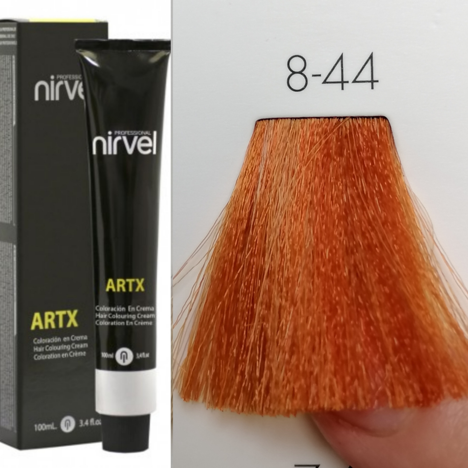 NIRVEL ARTX Farbiaci krém na vlasy 8.44 intenzívne medený (100ml)