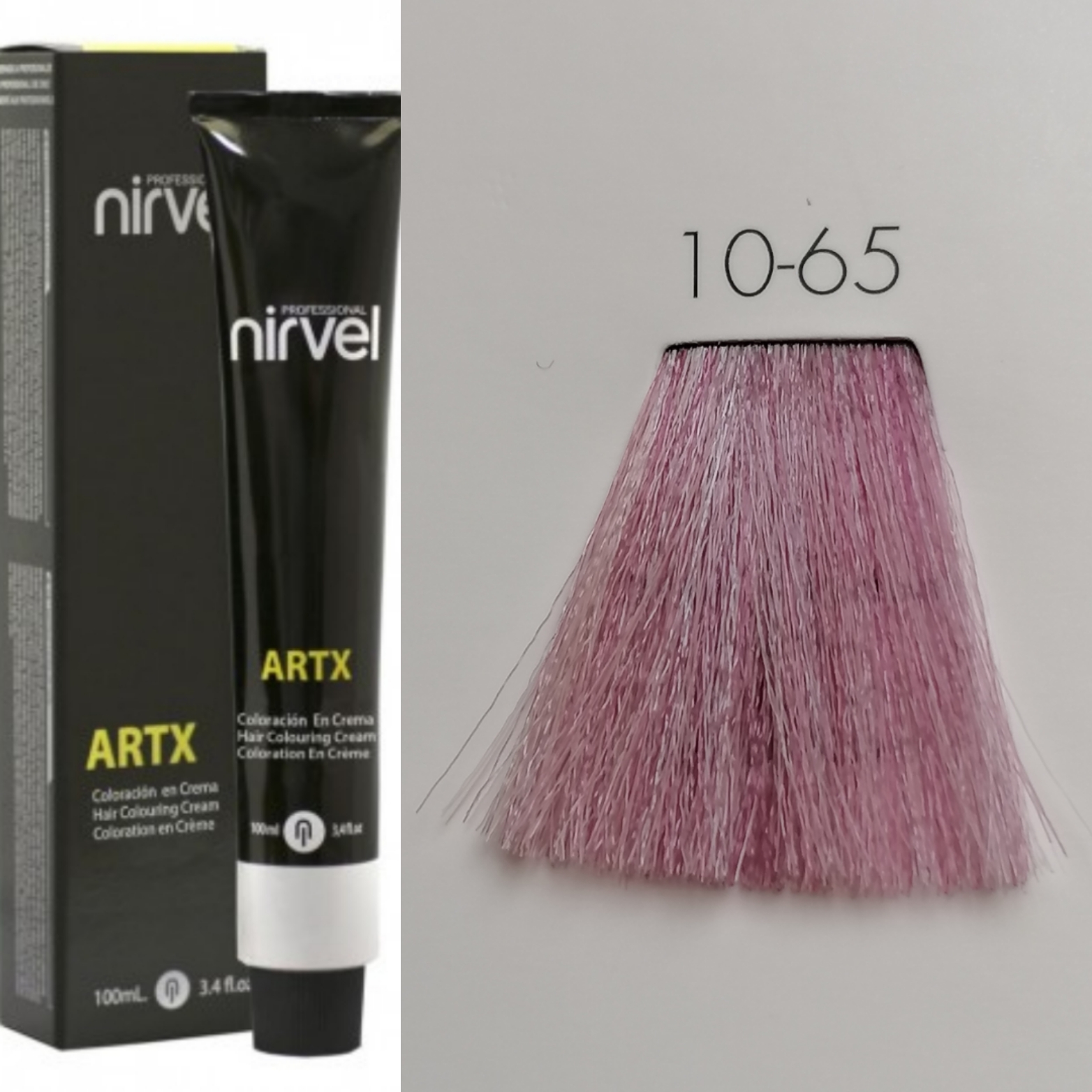 NIRVEL ARTX Farbiaci krém na vlasy 10.65 svetlý blond Violet 100ml